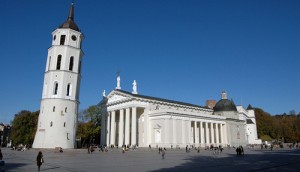 Der Kathedralenplatz zu Vilnius