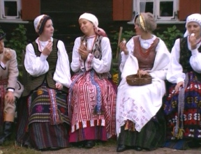 Nationalkostüme in Sulvalkija